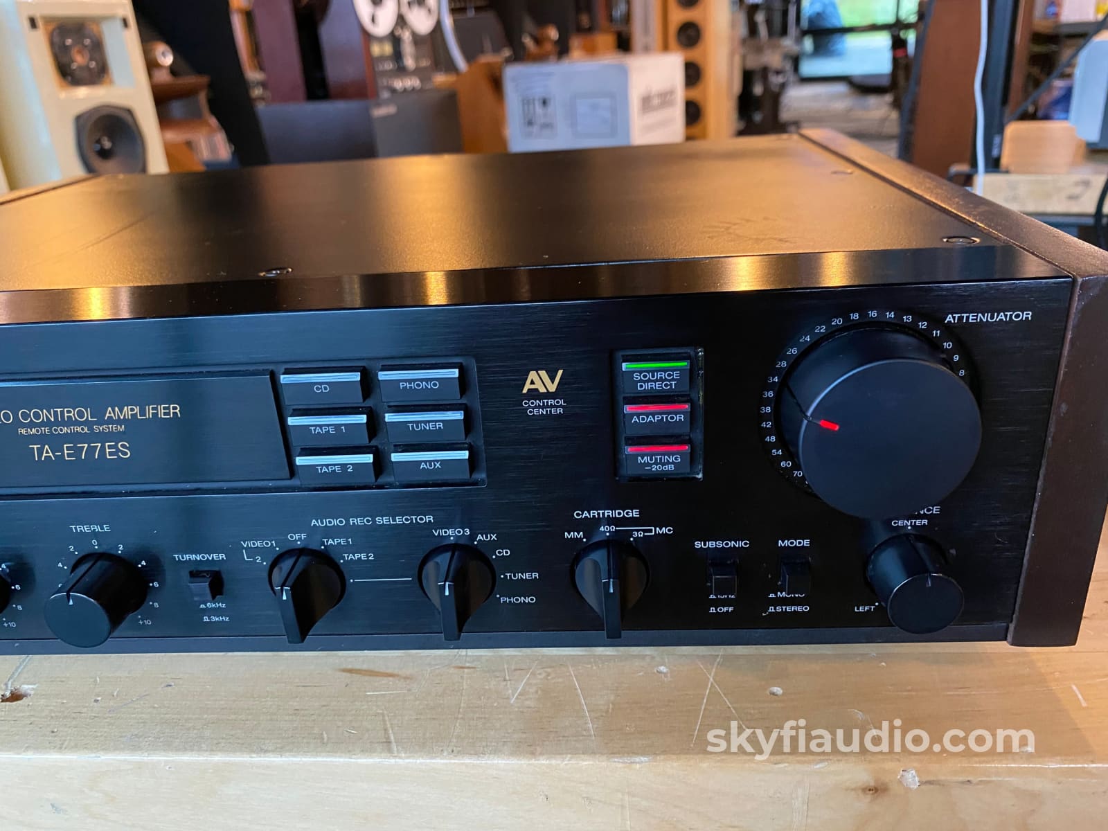 Sony Ta-E77Es Super Rare All-Analog Preamplifier - Limited Production