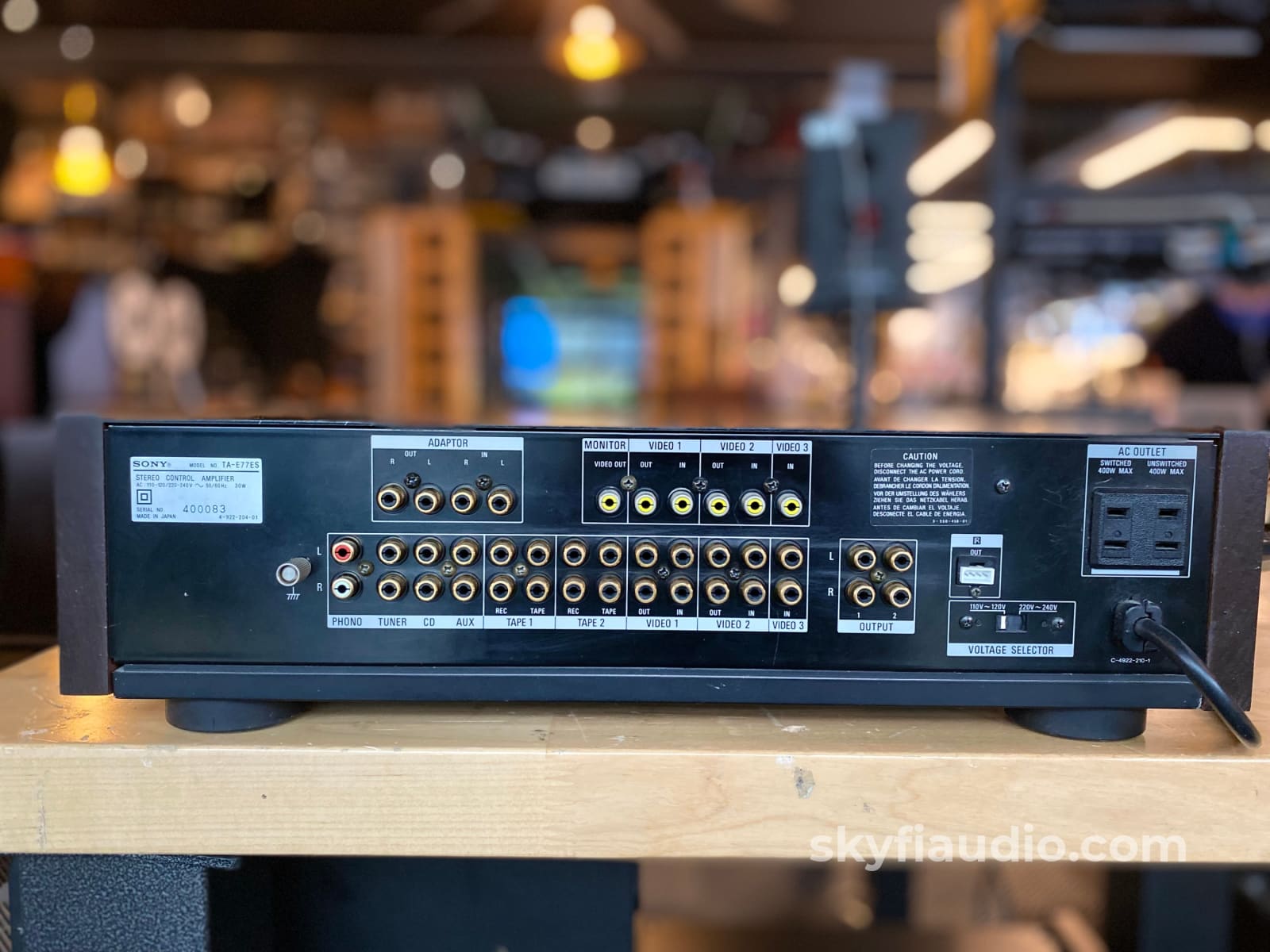 Sony Ta-E77Es Super Rare All-Analog Preamplifier - Limited Production