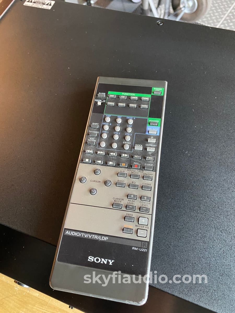 Sony Ta-E77Esd Vintage Preamp - See Video Preamplifier