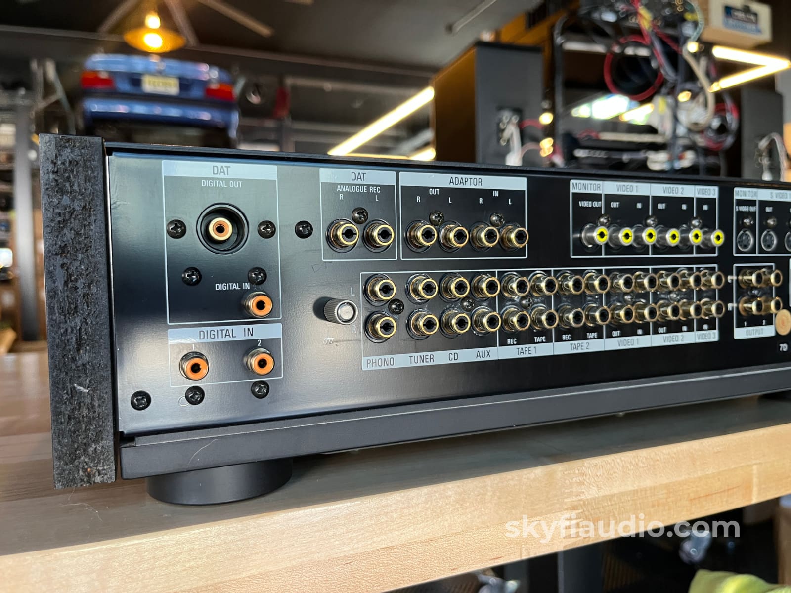 Sony TA-E77ESD Vintage Solid State Preamplifier - W/ Rare Remote Preamplifier