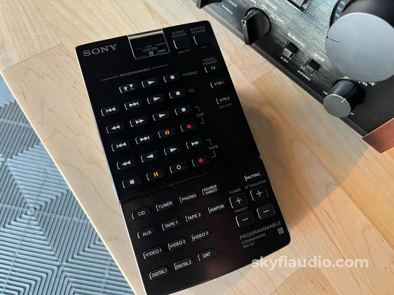 Sony TA-E77ESD Vintage Solid State Preamplifier - W/ Rare Remote Preamplifier