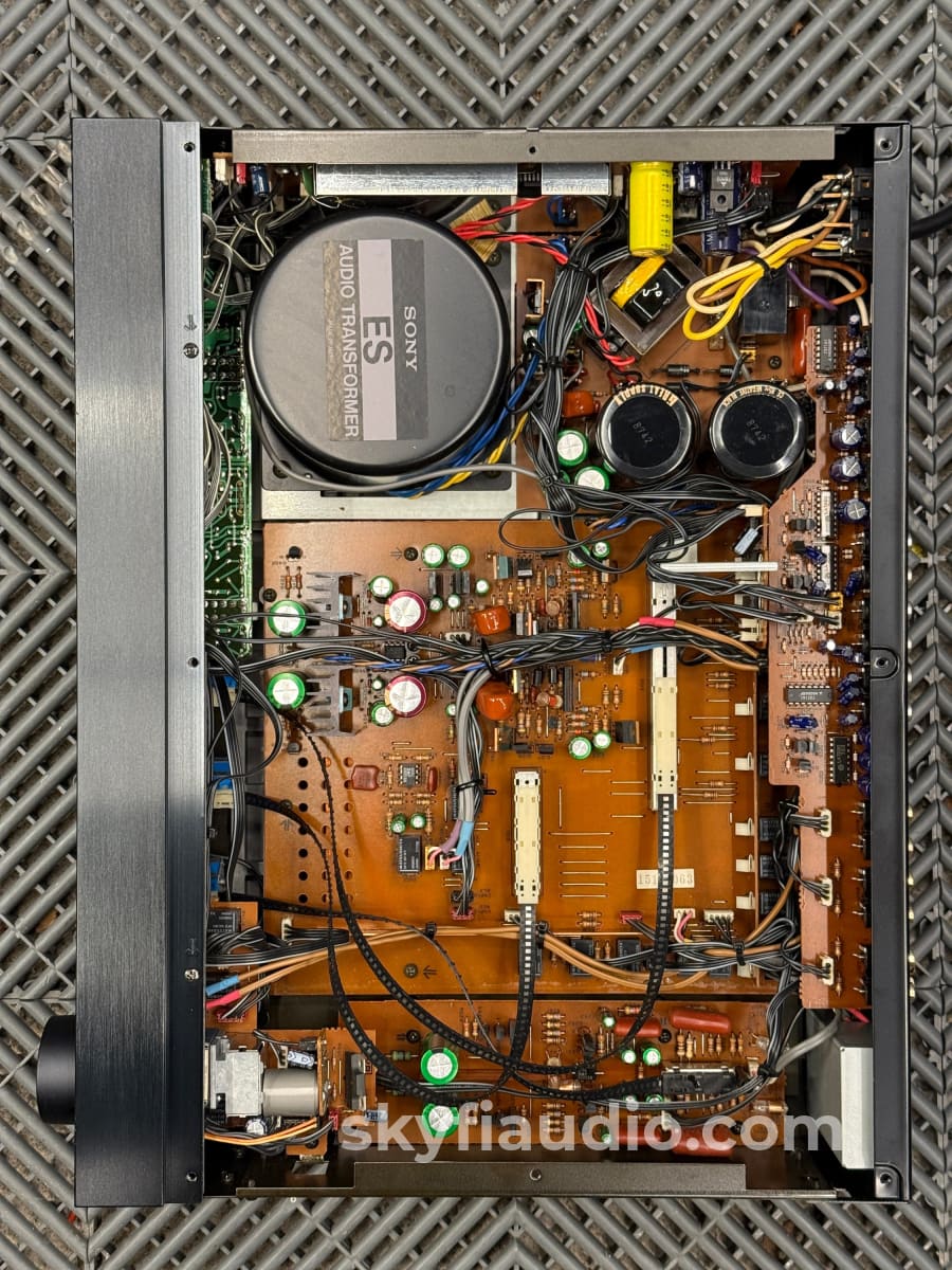 Sony TA-E77ESD Vintage Solid State Preamplifier - W/ Rare Remote Preamplifier