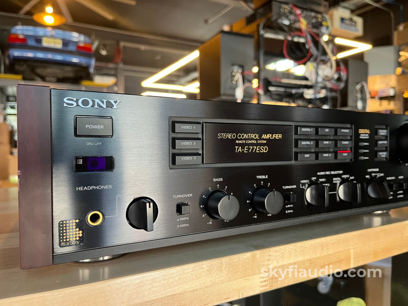 Sony TA-E77ESD Vintage Solid State Preamplifier - W/ Rare Remote Preamplifier