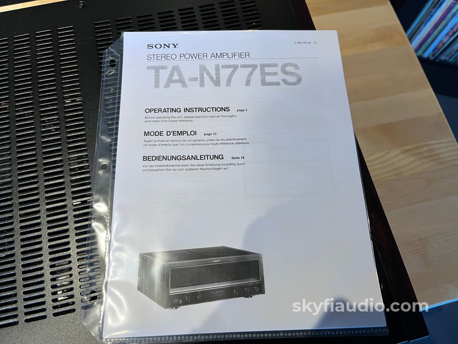 Sony TA-N77ES Power Amplifier - Holy Grail Sony Amp - Amplifier