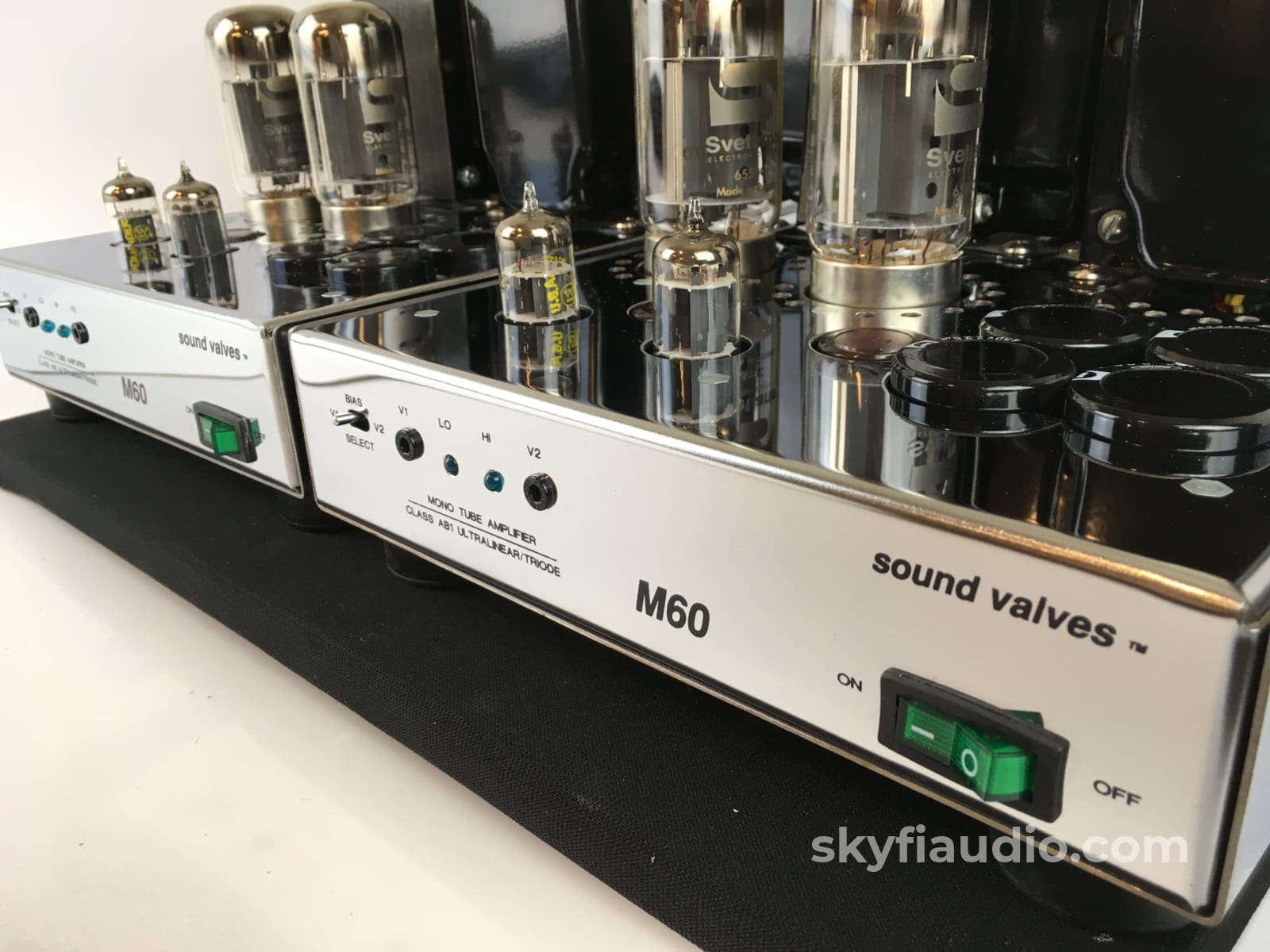 Sound Valves M60 Tube Monoblock Amplifier Pair