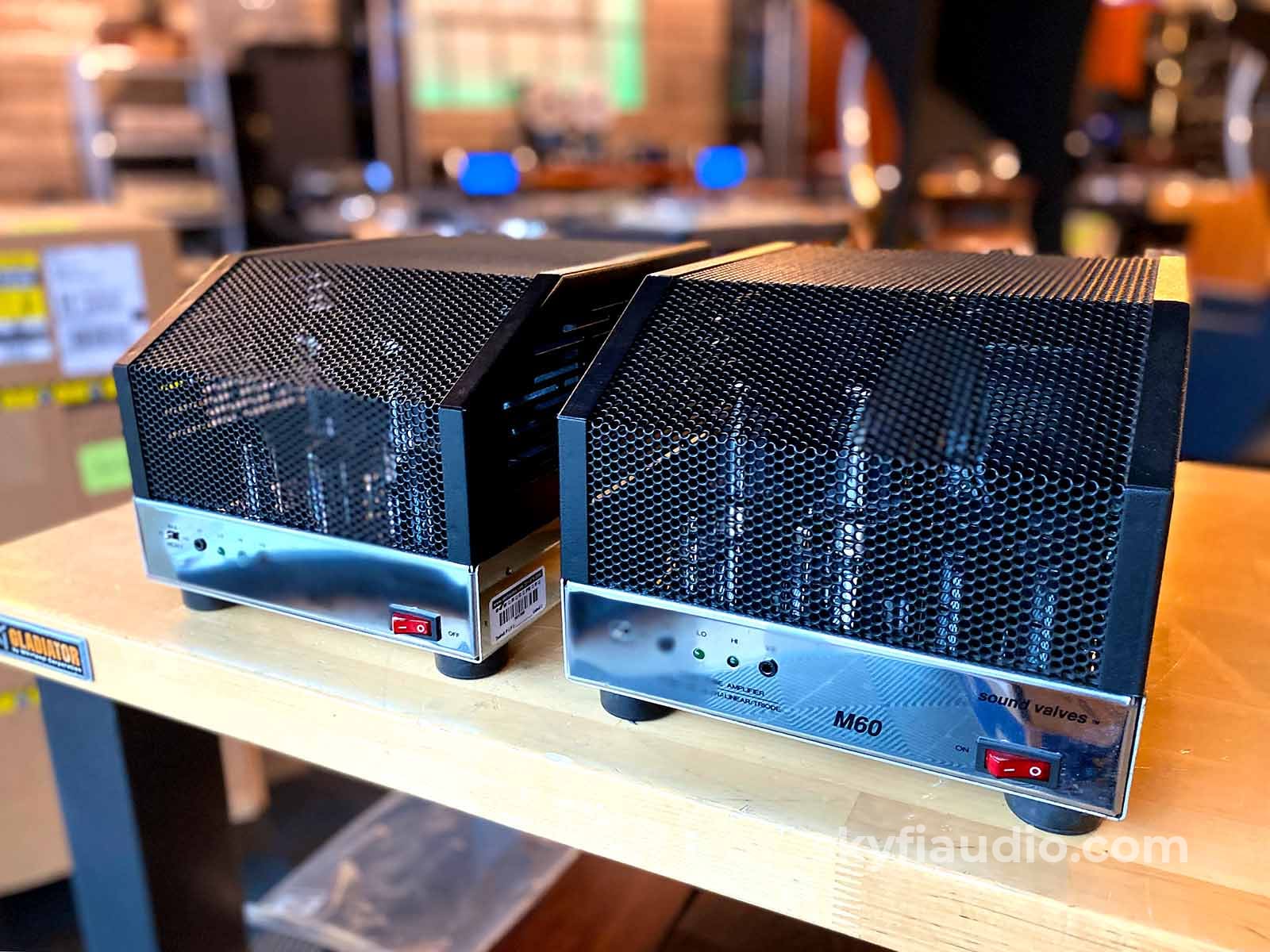 Sound Valves M60C Tube Monoblock Amplifier Pair
