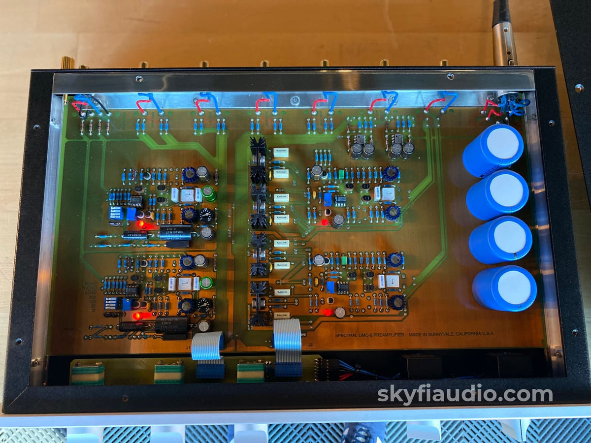 Spectral Dmc-6 Analog Preamp Wphono And Dsm-10 Power Supply - Skyfi Serviced Preamplifier