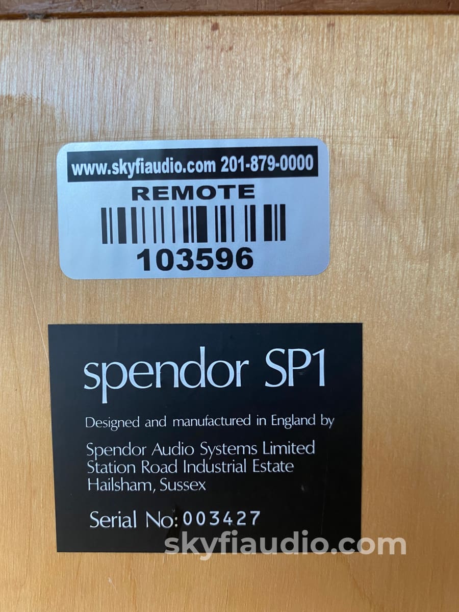 Spendor Sp1 Vintage British Speakers - A True Classic