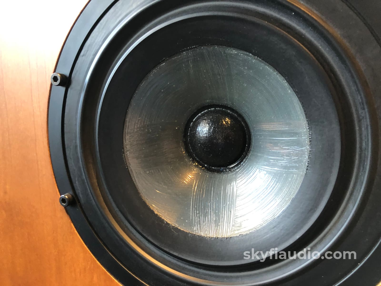 Spendor Sp100 3-Way Speakers With Stands Gorgeous Teak Finish