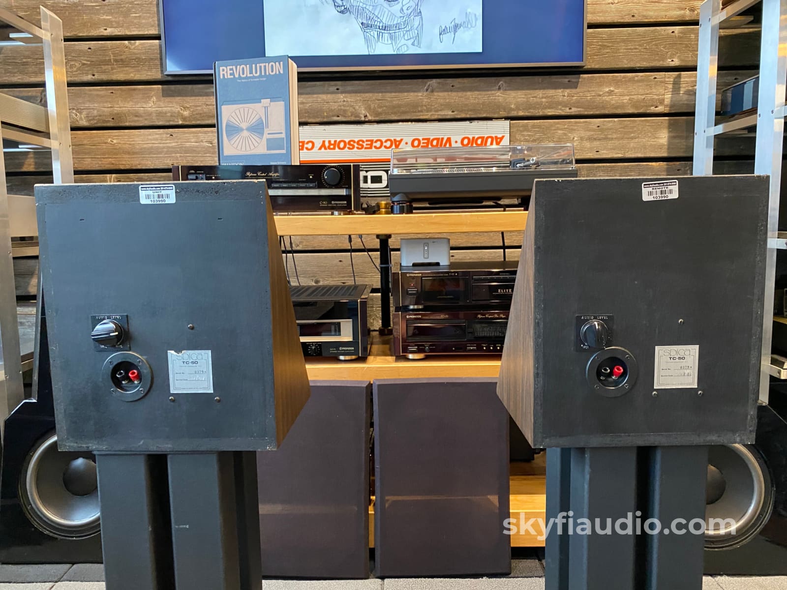 Spica Tc-50 Legendary Imaging Vintage Speakers With Upgrades