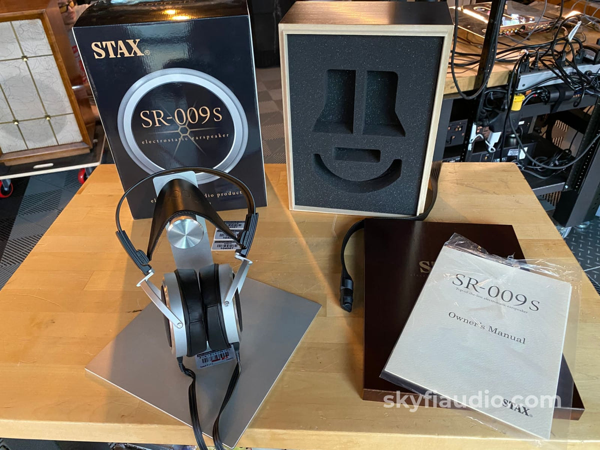 Stax Sr-009S Headphones - As New And Complete In Box