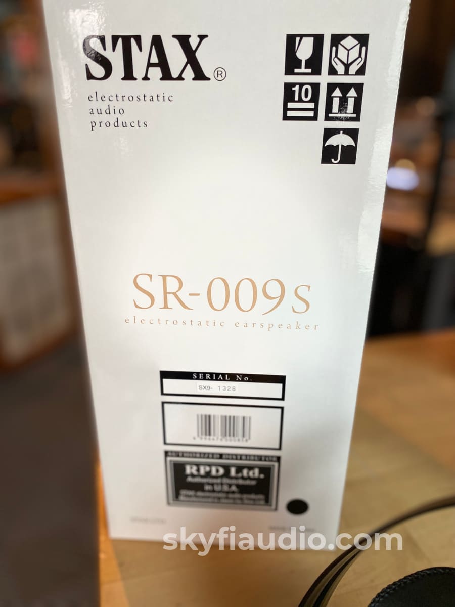 Stax Sr-009S Headphones - As New And Complete In Box