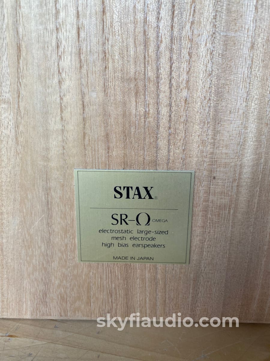 Stax Sr-507 Electrostatic Headphones - Like New In Box