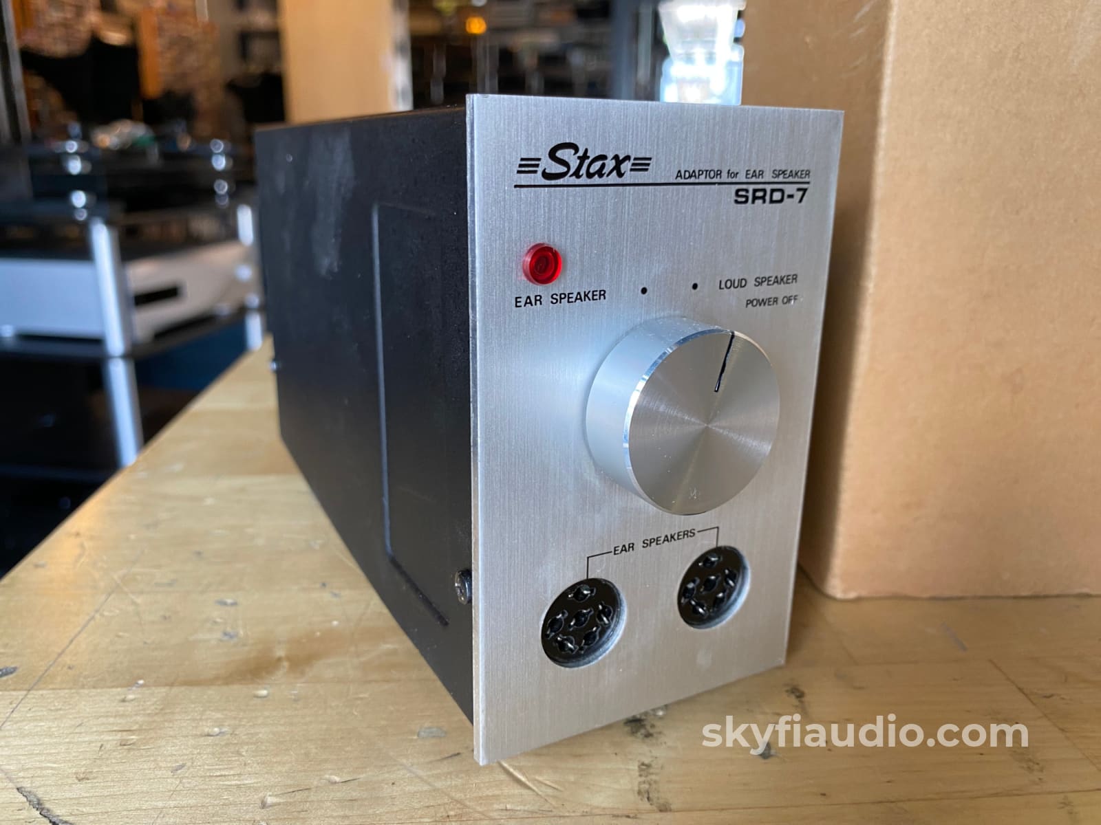 Stax Srd-7 Adapter For Ear Speaker - Electrostatic Headphone Amplifier In Box Accessory