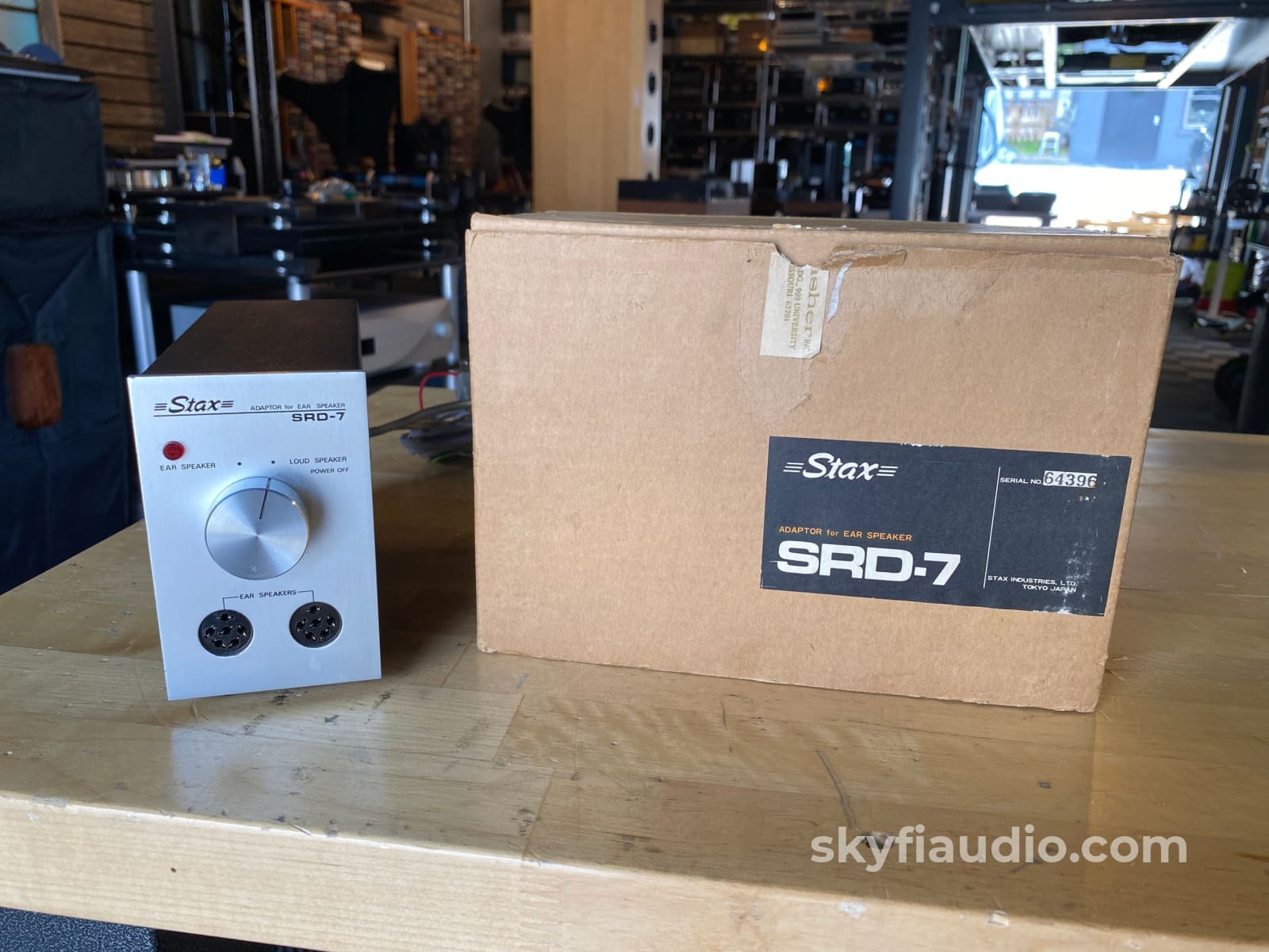 Stax SRD-7 スピーカーアダプター Stax SRD-7 Adapter for Ear Speaker - Electrostatic Headphone Amplifier