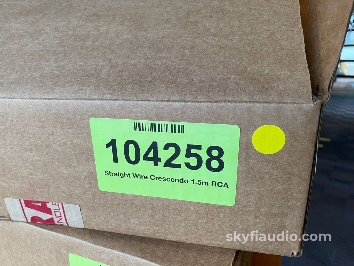 Straight Wire Crescendo Rca Interconnects (Pair) - 1.5 Meters Cables
