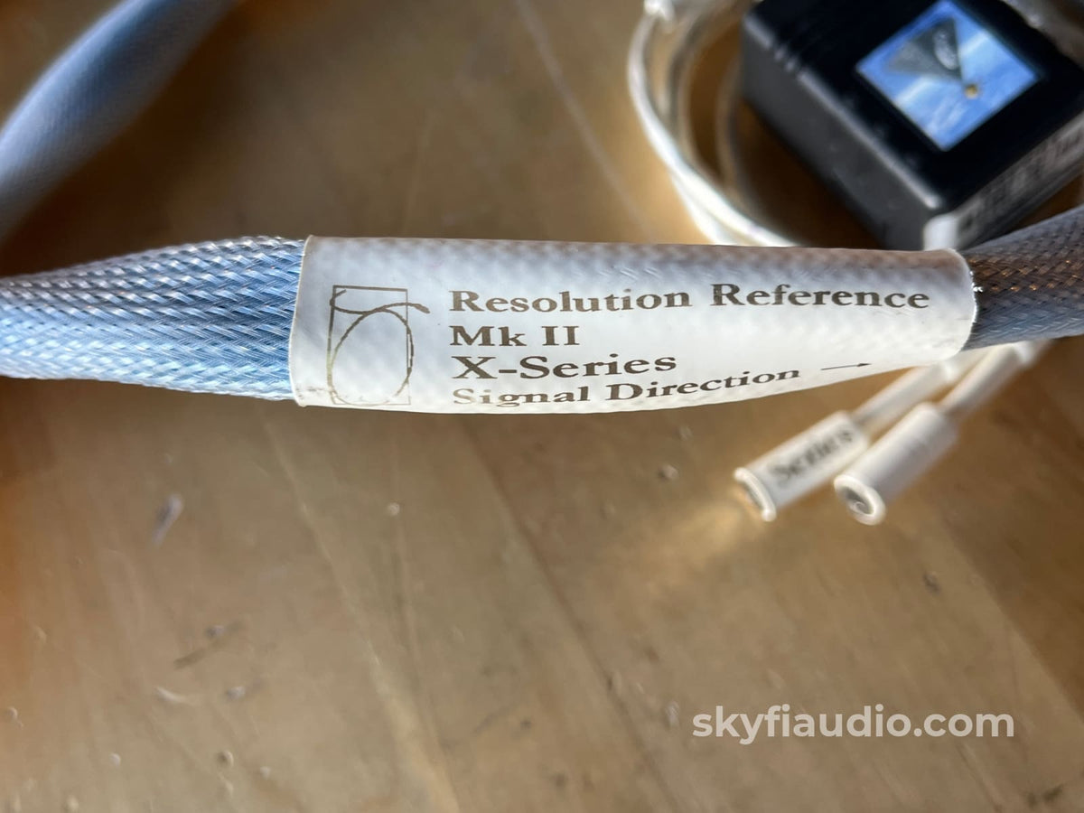 Synergistic Research Resolution Reference Mk Ii X Series Xlr Audio Cable (Pair) - 1M Cables