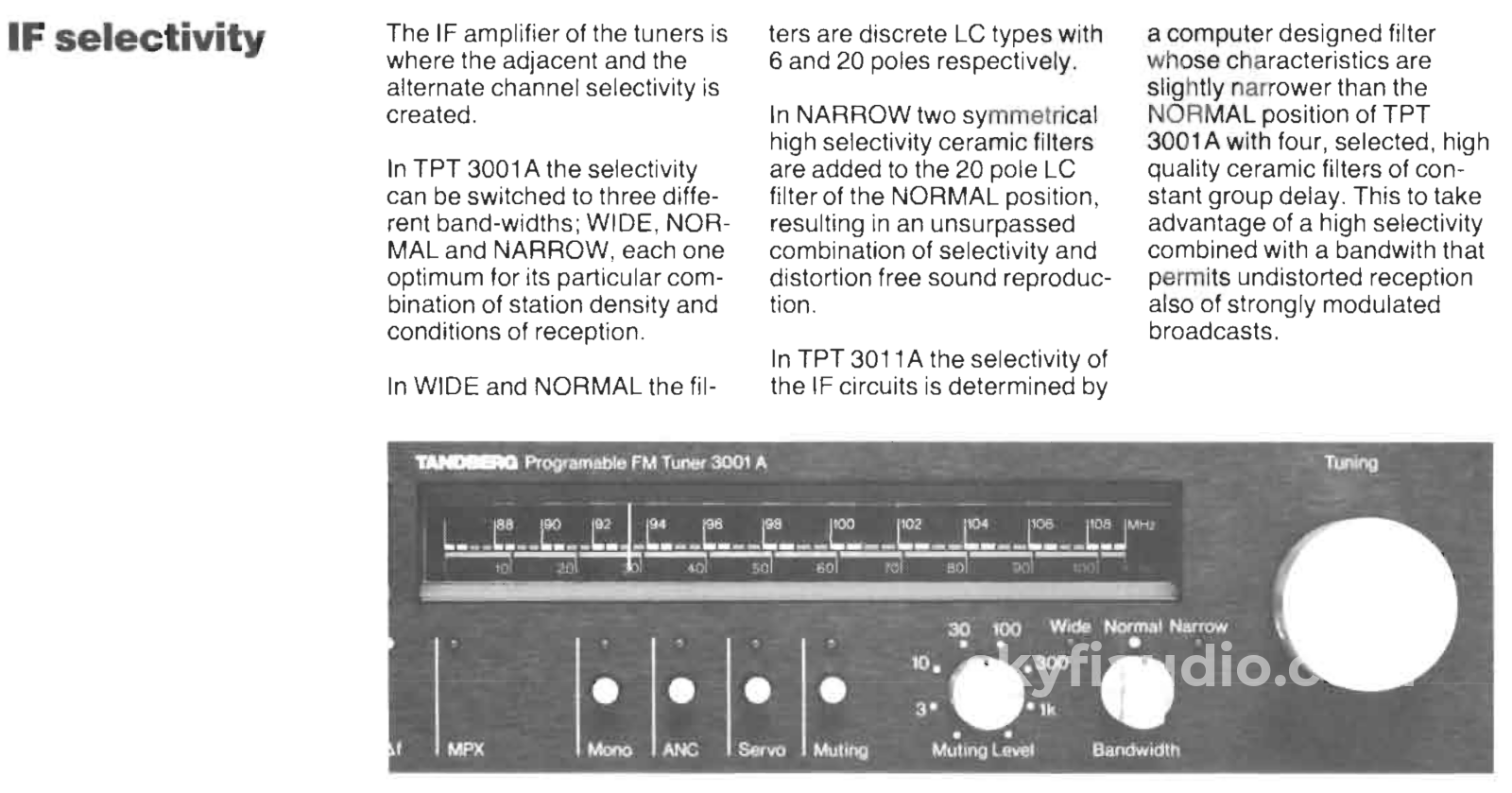 Tandberg 3001A Analog Tuner - Top 5 Tuners Of All Time Complete Set!