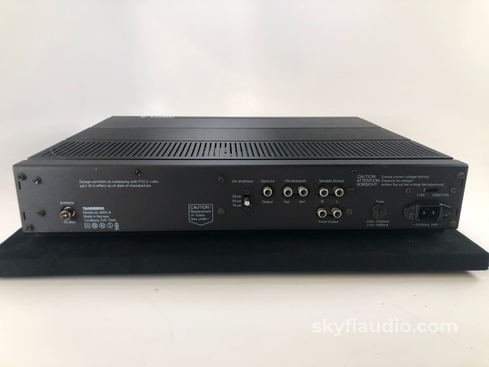 Tandberg 3001A Tuner - Best In Class Fully Serviced