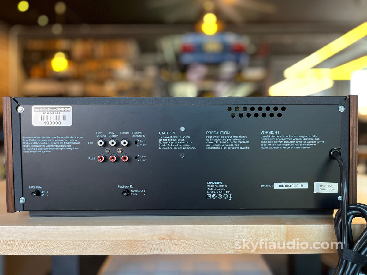 Tandberg 3014A Vintage Cassette deck - Minty Tape Deck