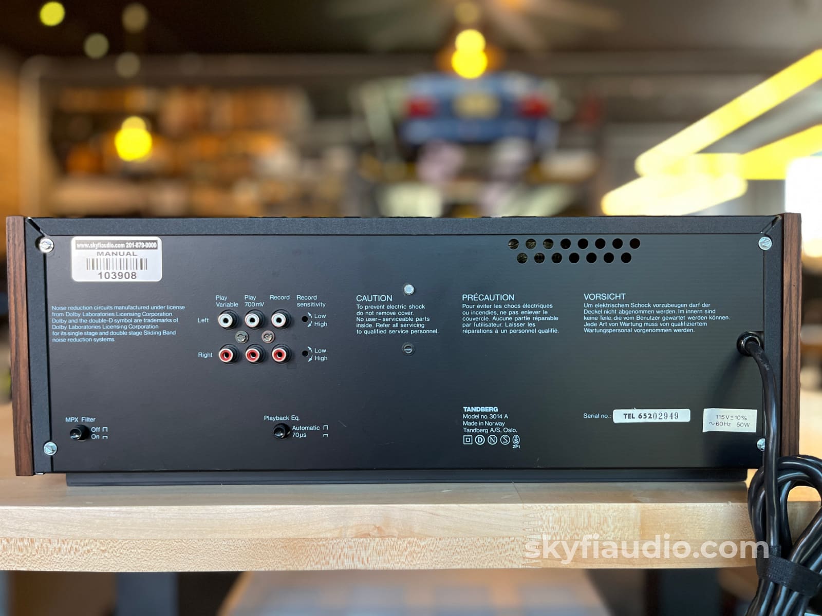 Tandberg 3014A Vintage Cassette deck - Minty Tape Deck