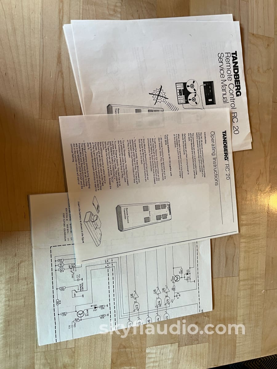 Tandberg RC-20T/R Remote and Receiver Kit Accessory
