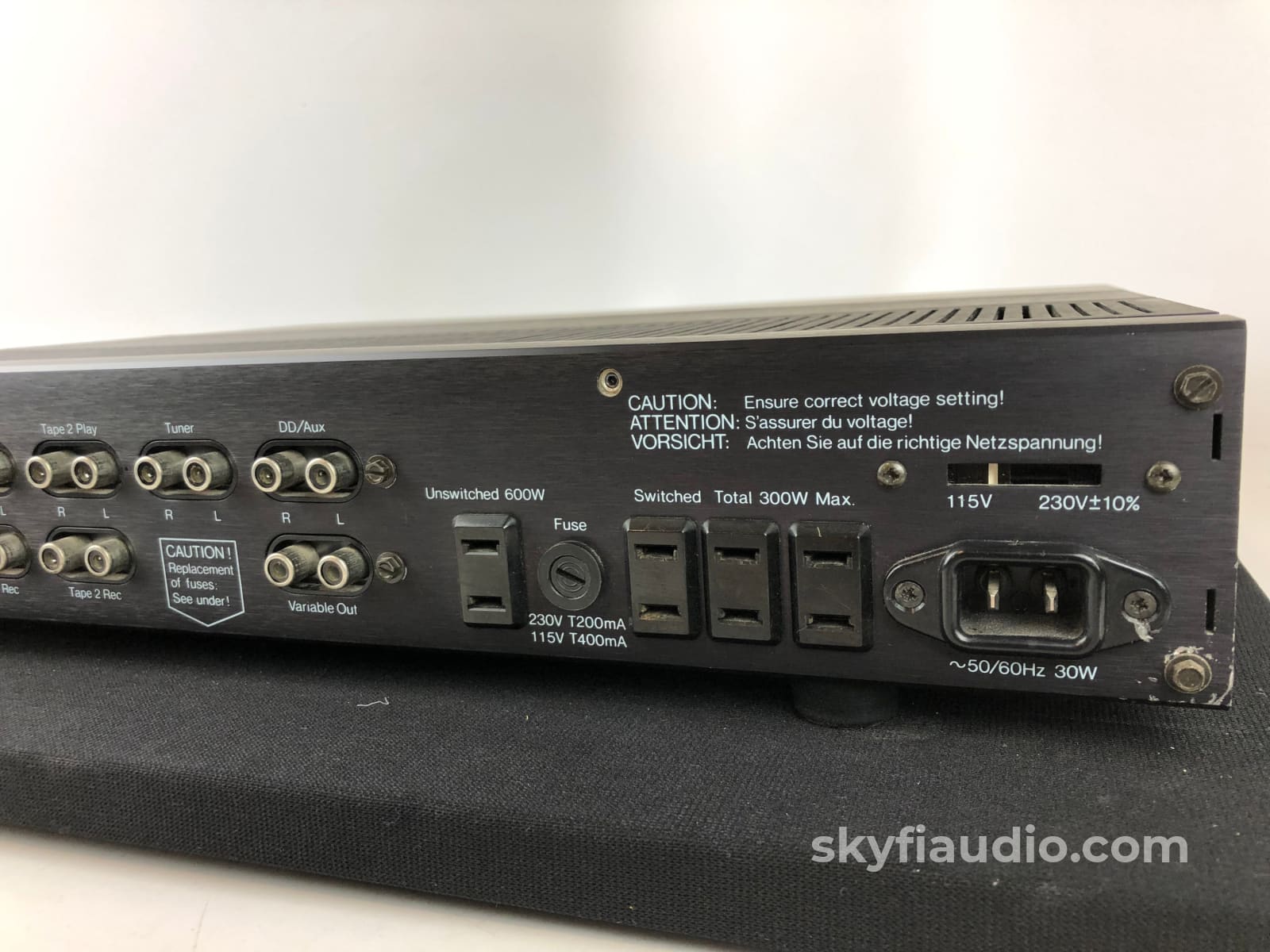 Tandberg Tca-3008A Solid State Preamplifier With Phono 120/220V Made In Norway