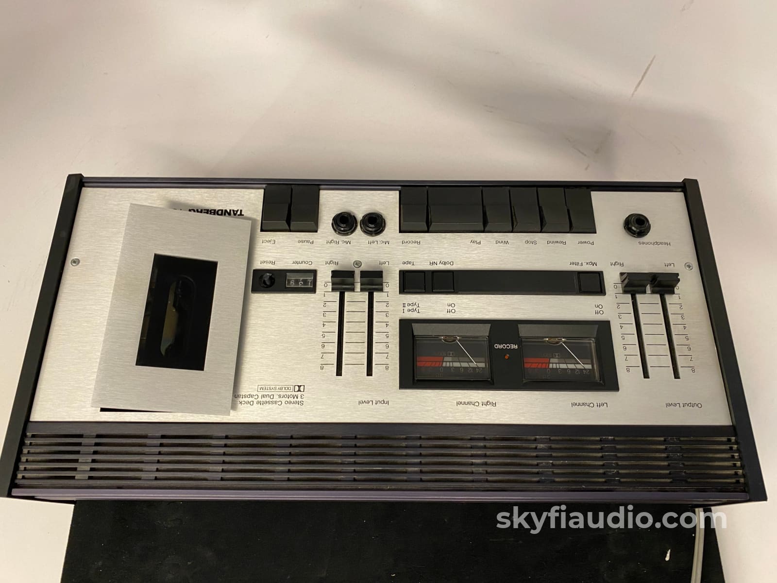 Tandberg Tcd 320 Tape Deck With Cool Vu Meters And Original Box
