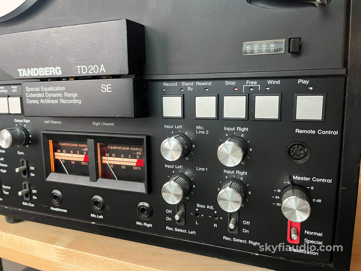 Tandberg TD 20A-SE Vintage Reel To Reel Tape Deck
