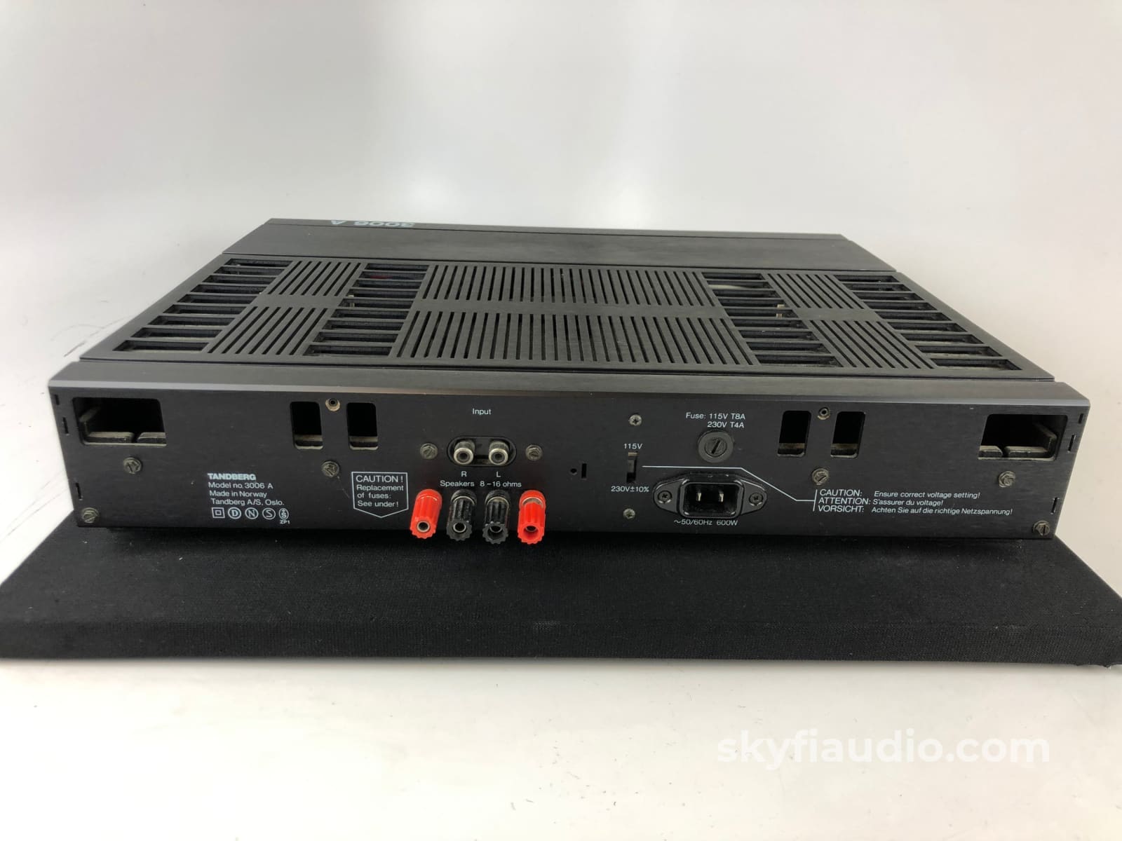 Tandberg Tpa-3006A Solid State Amplifier 2X150W Class-A Made In Norway 120/220V (B)