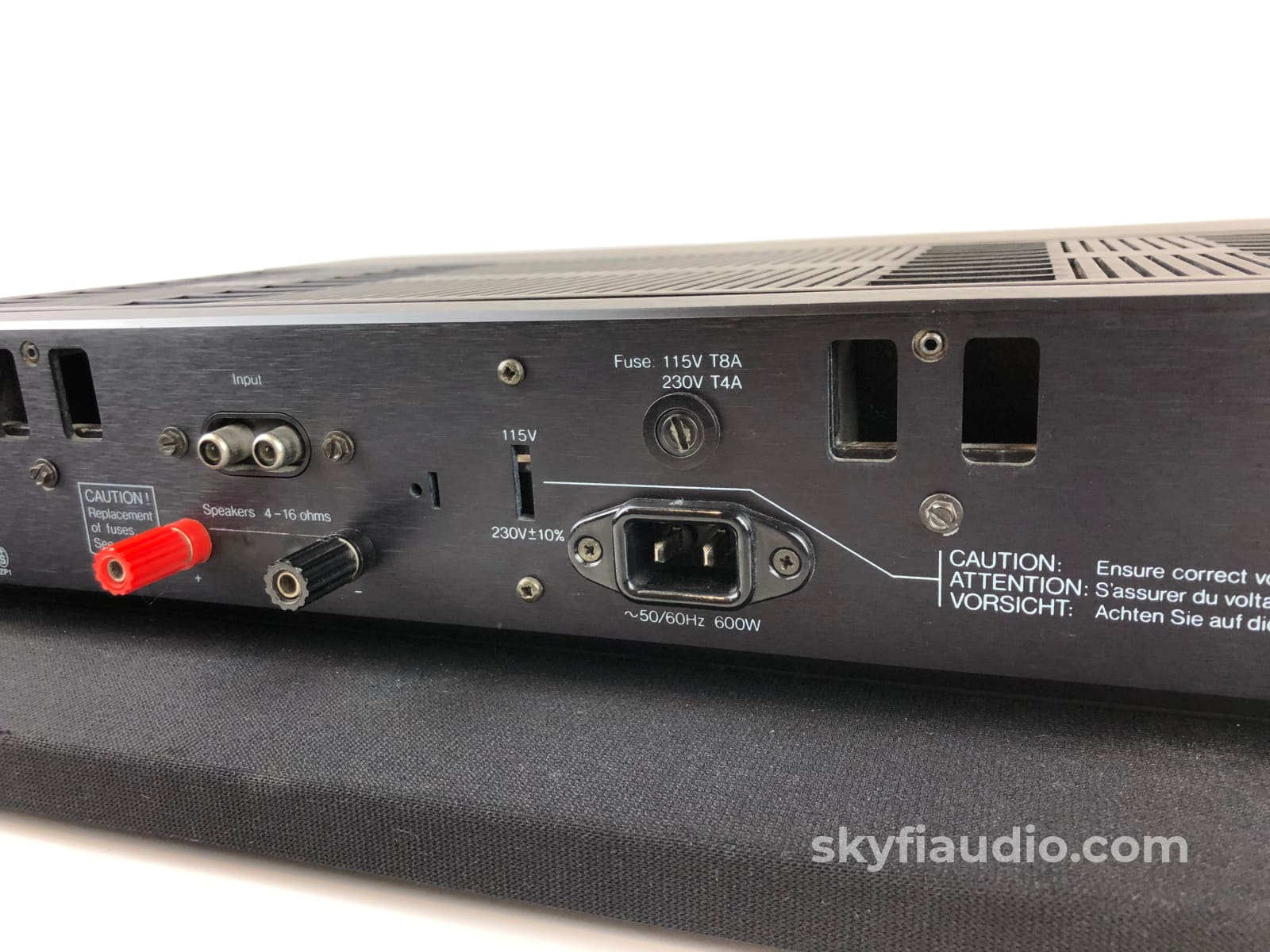 Tandberg Tpa-3009A Mono Solid State Amplifier Class-A Rare Made In Norway 120/220V