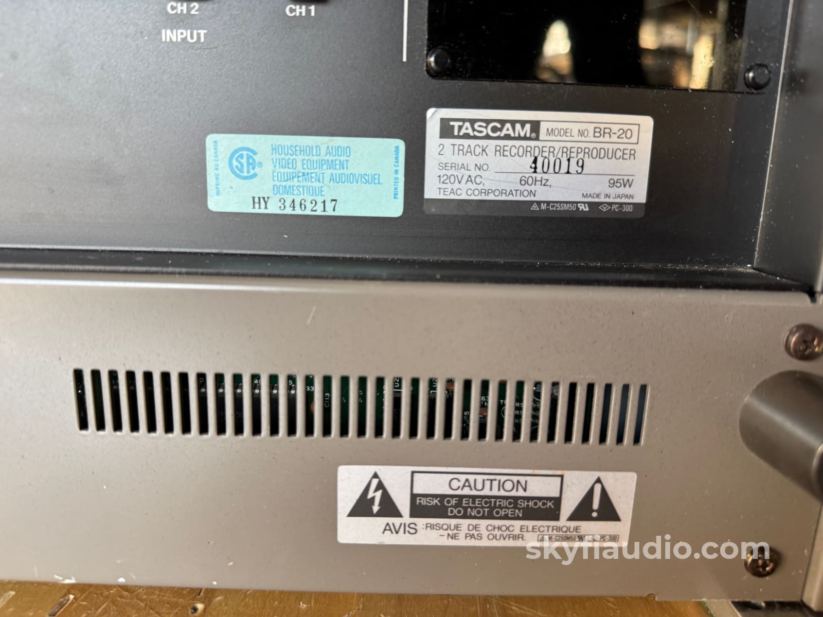 Tascam BR-20 Reel to Reel - J-Corder Tape Deck