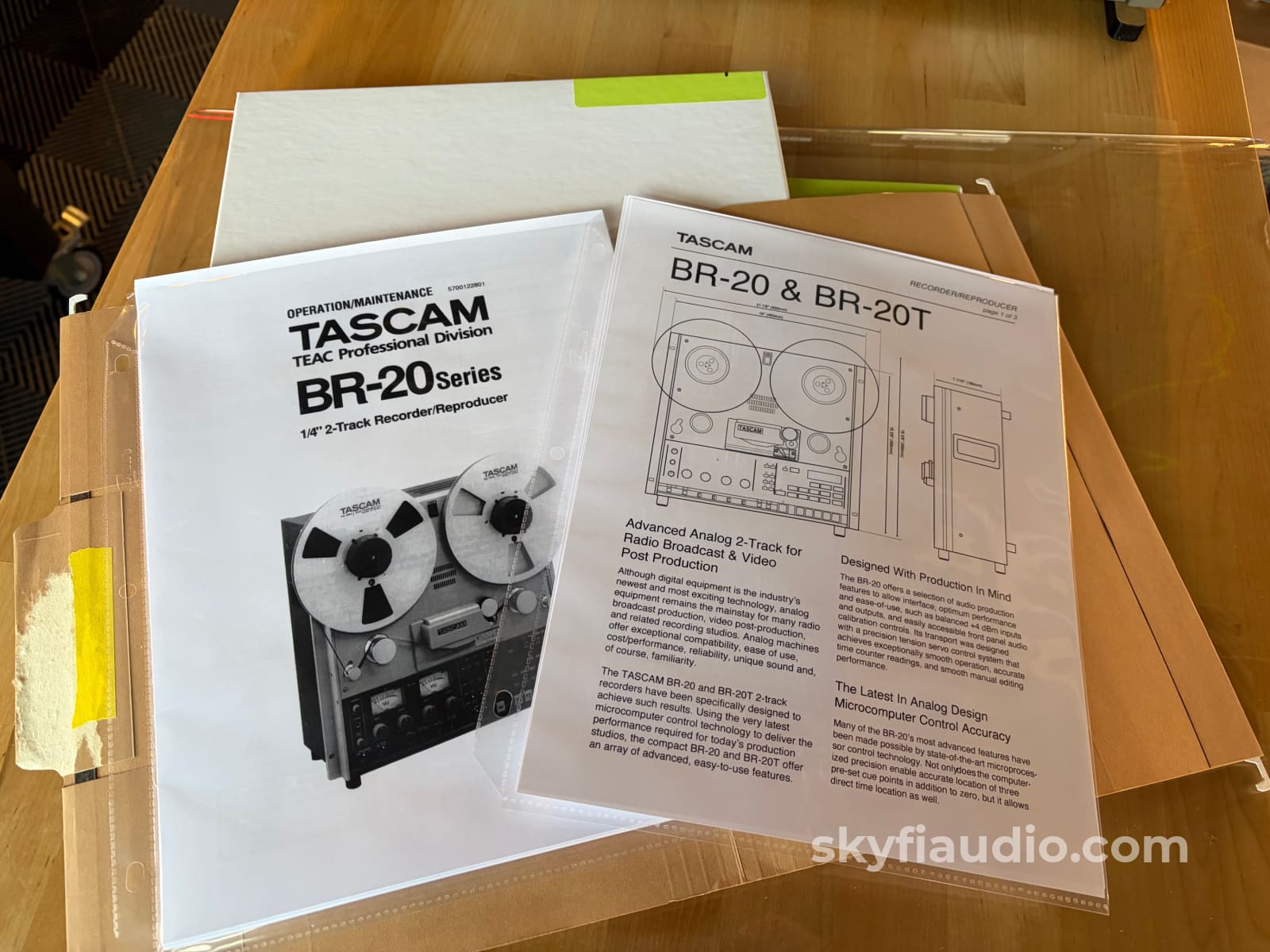 Tascam BR-20 Reel to Reel - McIntosh Tribute Limited Edition - 1 of Only 4 Tape Deck