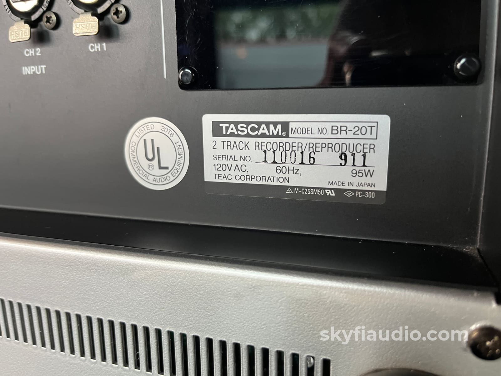 Tascam / United Home Audio Phase11 BR-20T Reel to Reel Tape Deck