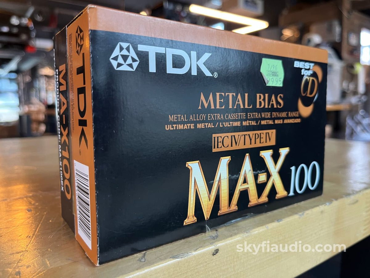 Tdk Ma-X100 Cassette Tapes (10 Pack)- Nos Music
