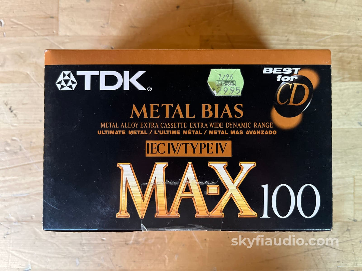 Tdk Ma-X100 Cassette Tapes (10 Pack)- Nos Music