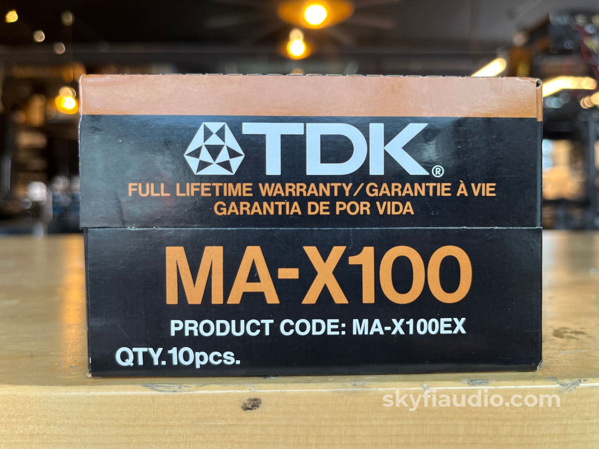 Tdk Ma-X100 Cassette Tapes (10 Pack)- Nos Music