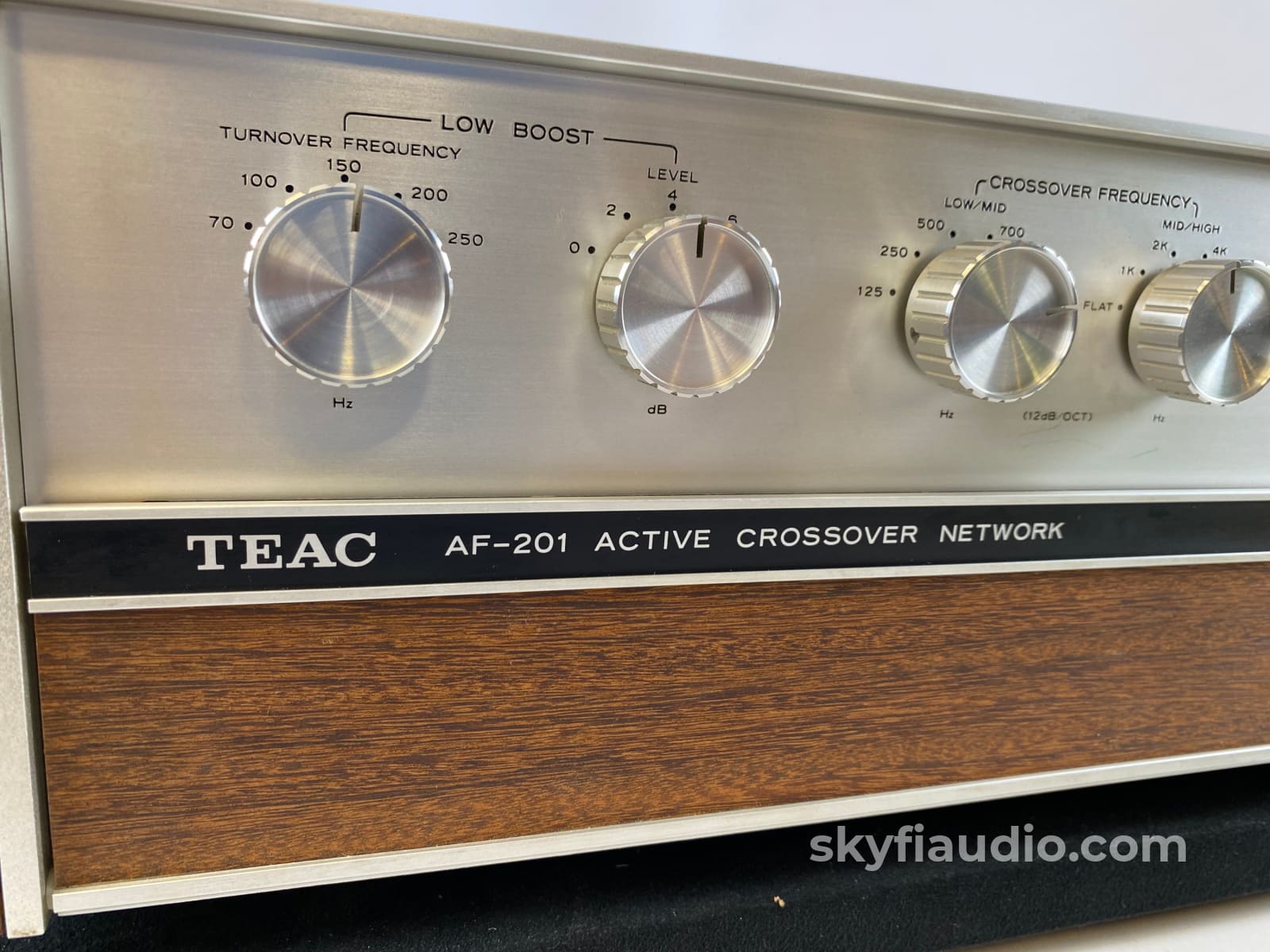 Teac Af-201 Active 3-Way Or 2-Way Vintage Crossover Minty Accessory