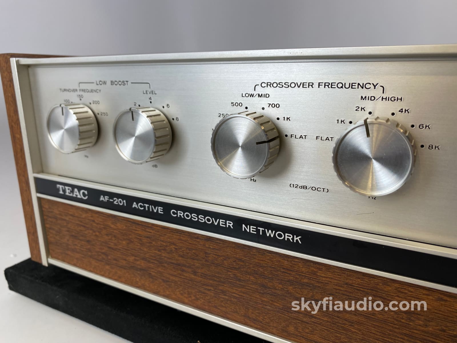 Teac Af-201 Active 3-Way Or 2-Way Vintage Crossover Minty Accessory