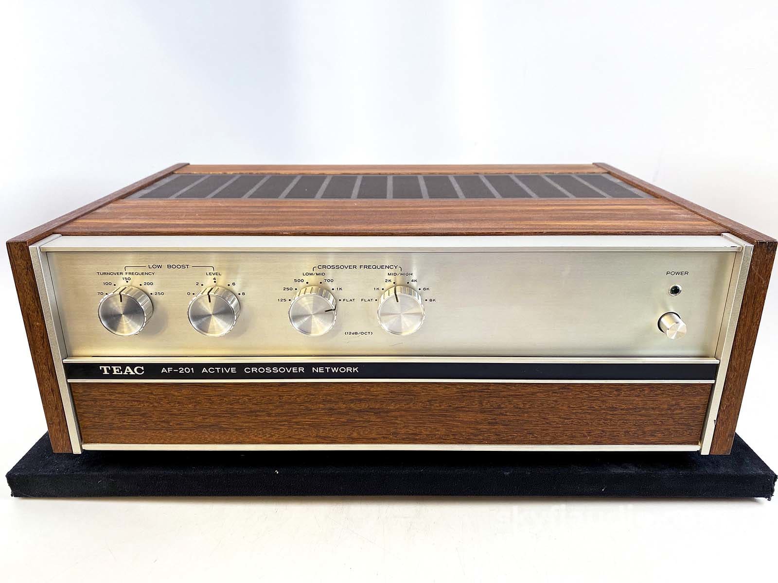 Teac Af-201 Active 3-Way Or 2-Way Vintage Crossover Minty Accessory
