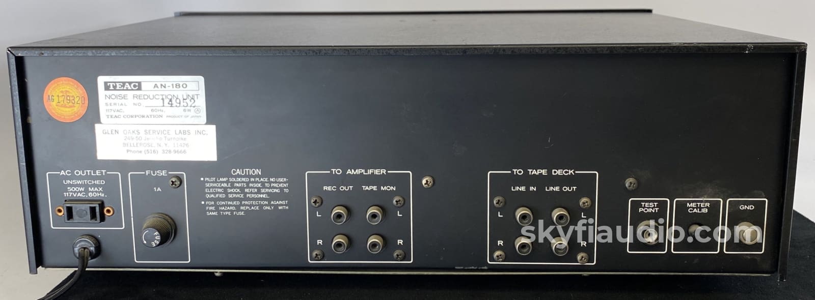 Teac An-180 Dolby Noise Reduction Unit - Tested And Working Accessory