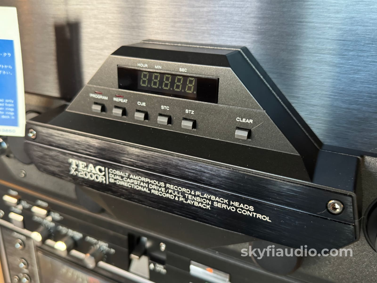 Teac X 2000R Reel to Reel Tape Deck New Old Stock Tape Deck