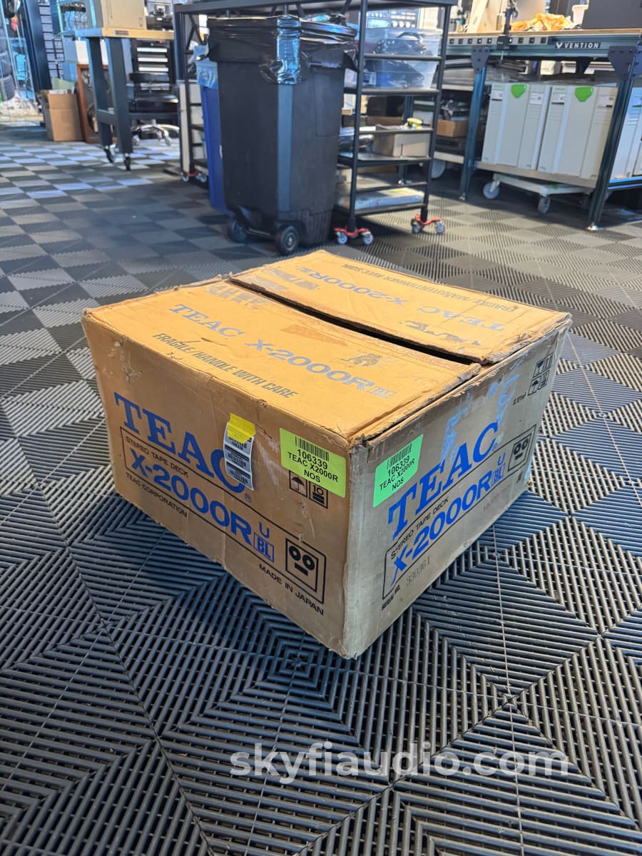 Teac X 2000R Reel to Reel Tape Deck New Old Stock Tape Deck