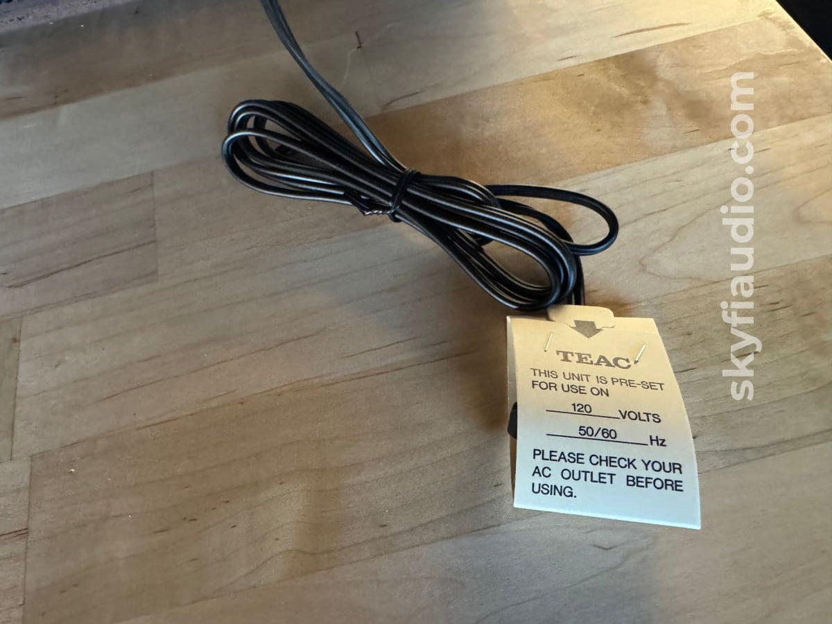 Teac X 2000R Reel to Reel Tape Deck New Old Stock Tape Deck