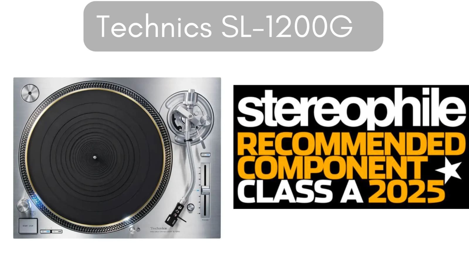 Technics Direct Drive Turntable System SL-1200G-S Turntable