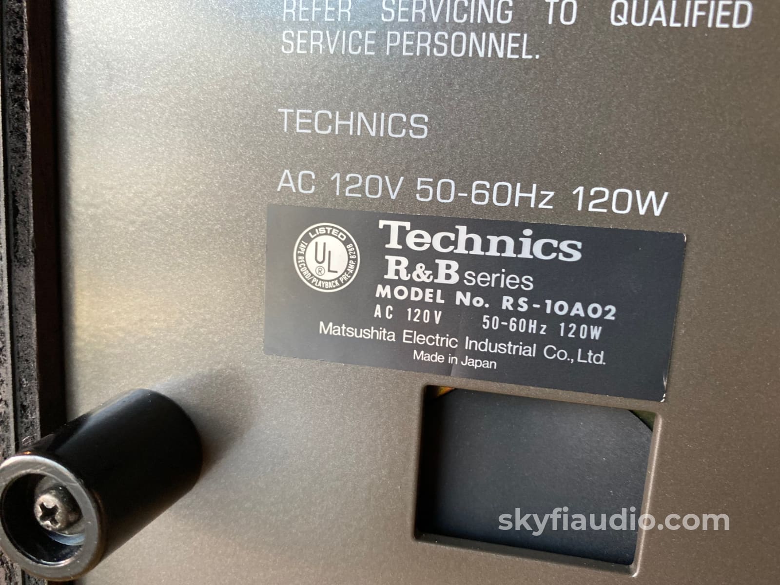 Technics R&B Rs-10A02 Custom Built Reel To - The Rarest Model! Accessory