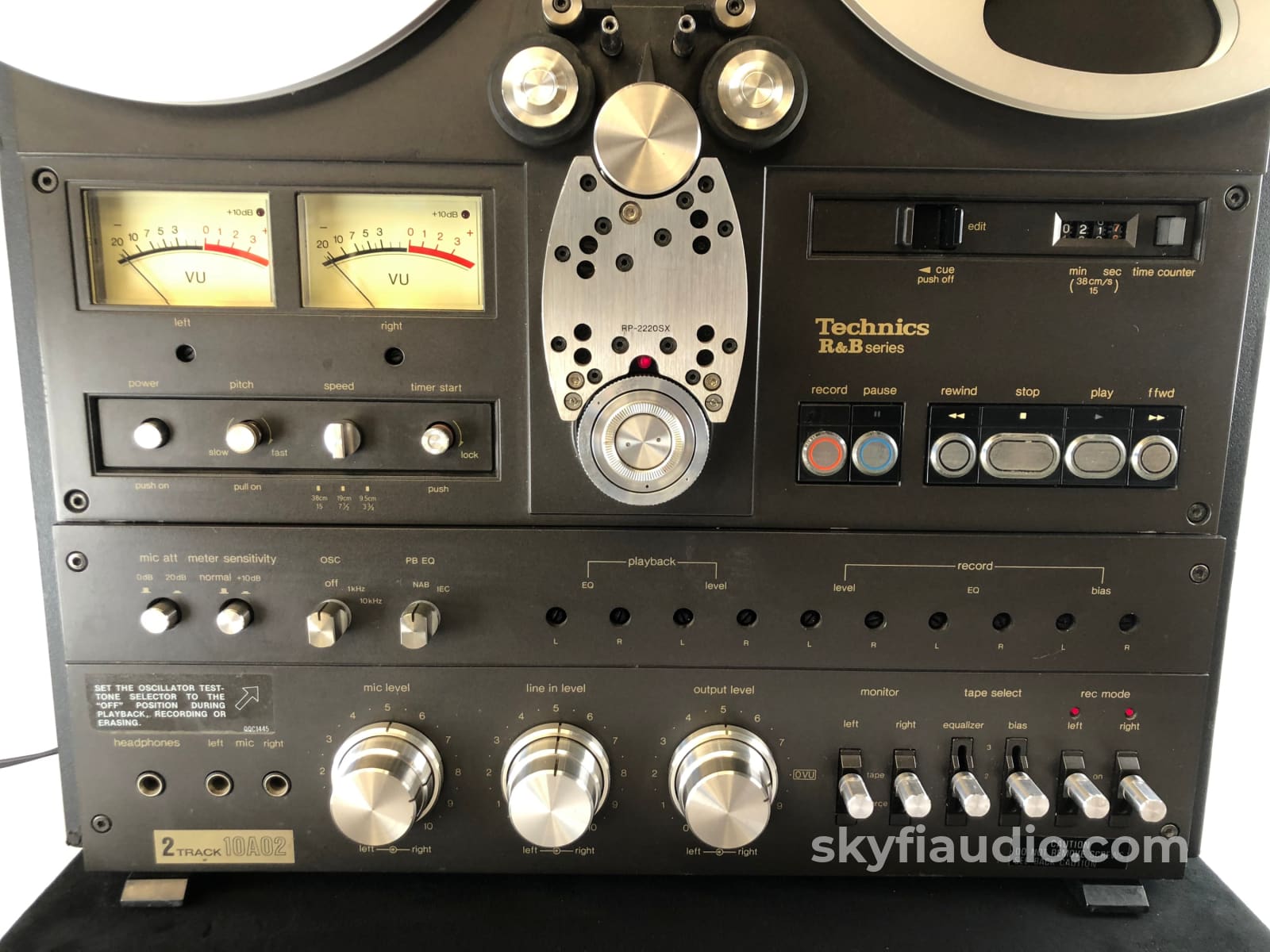 Technics Rs-10A02 Reel To - R&B Series Recording & Broadcast Super Rare Tape Deck