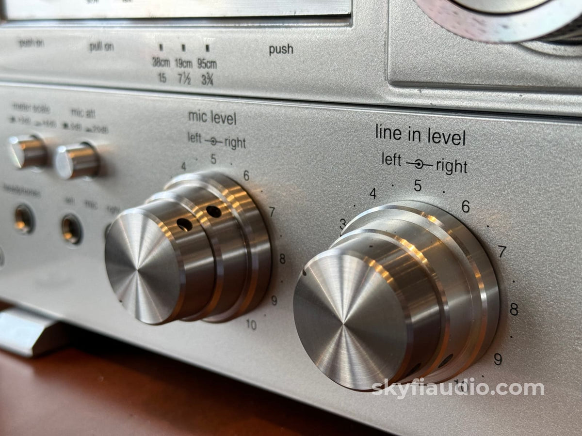 Technics Rs1500 Custom Build Reel To Reel. To Match Modern Tape Deck