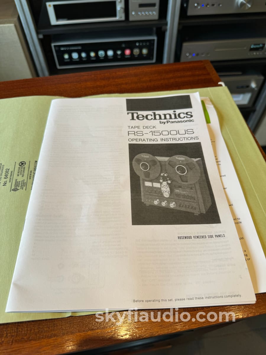 Technics Rs1500 Custom Build Reel To Reel. To Match Modern Tape Deck