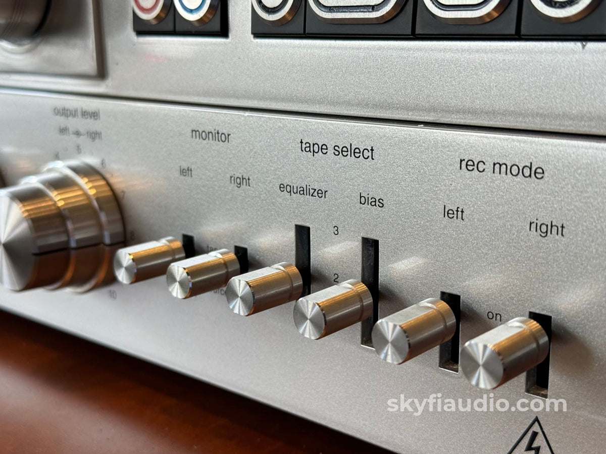 Technics Rs1500 Custom Build Reel To Reel. To Match Modern Tape Deck